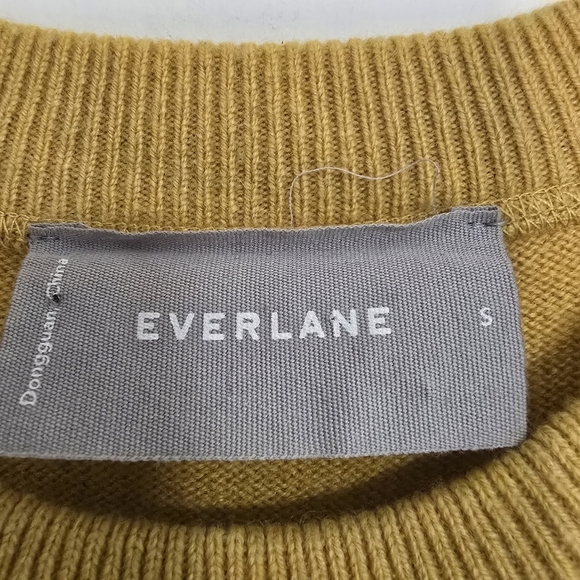 Everlane Cashmere Pullover Sweater in Yellow Casual Comfy - Picture 7 of 9